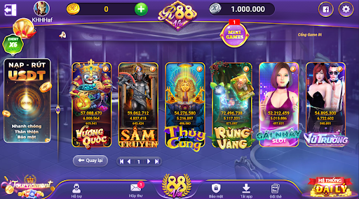 Những tựa game slot trên cổng game R88